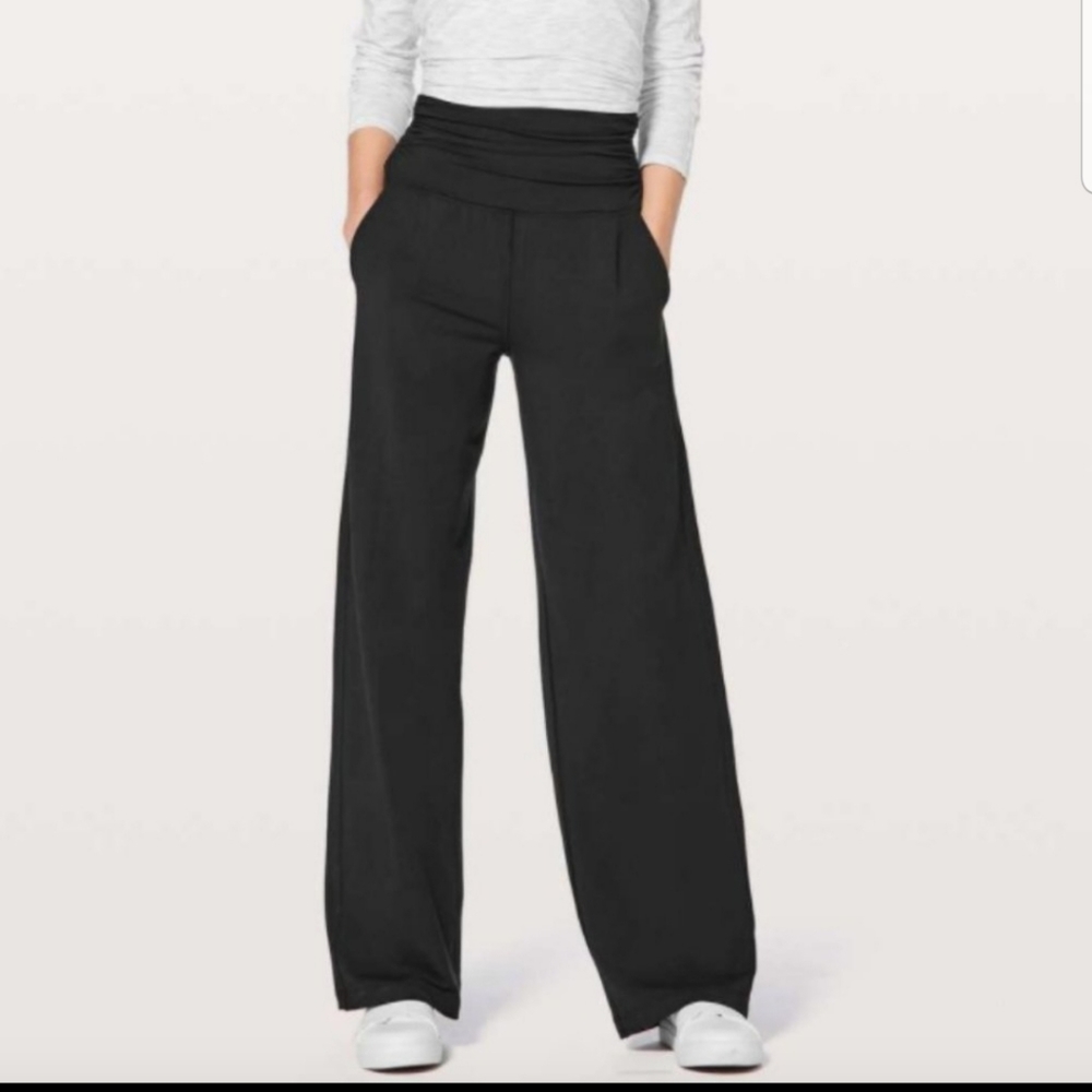 Lululemon Take It Easy High Waist Wide Leg Pants